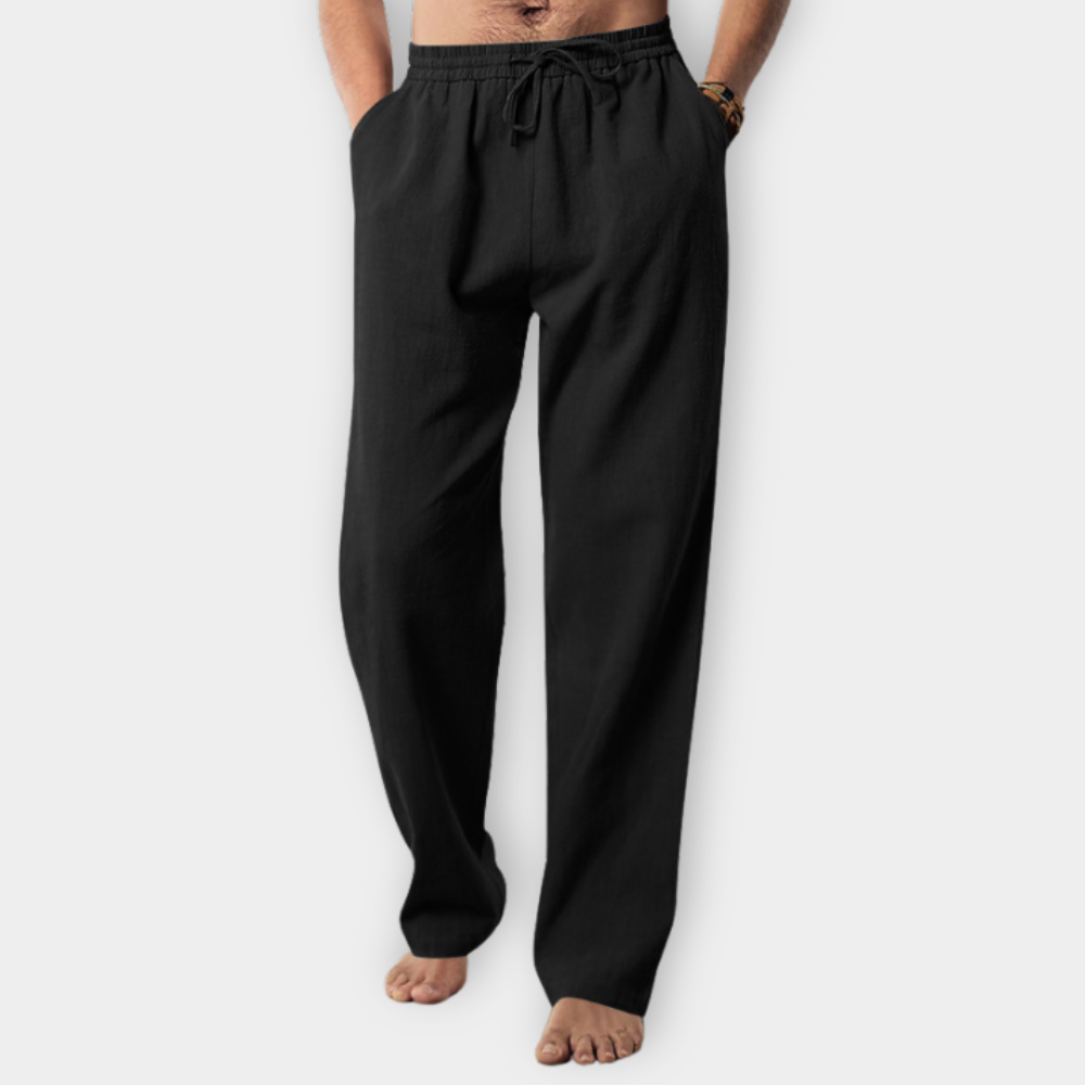 JoelEase™ – Airy linen summer trousers