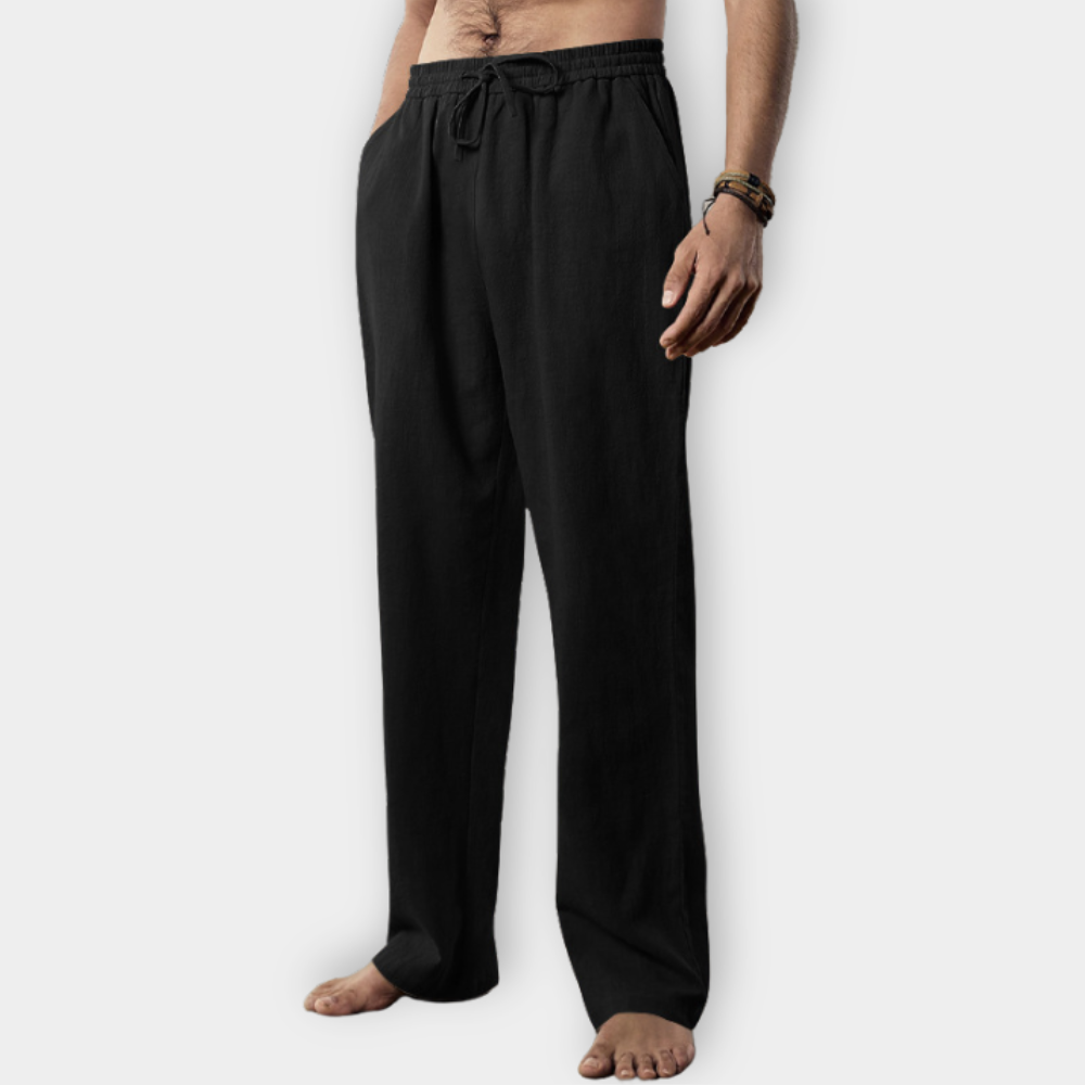 JoelEase™ – Airy linen summer trousers