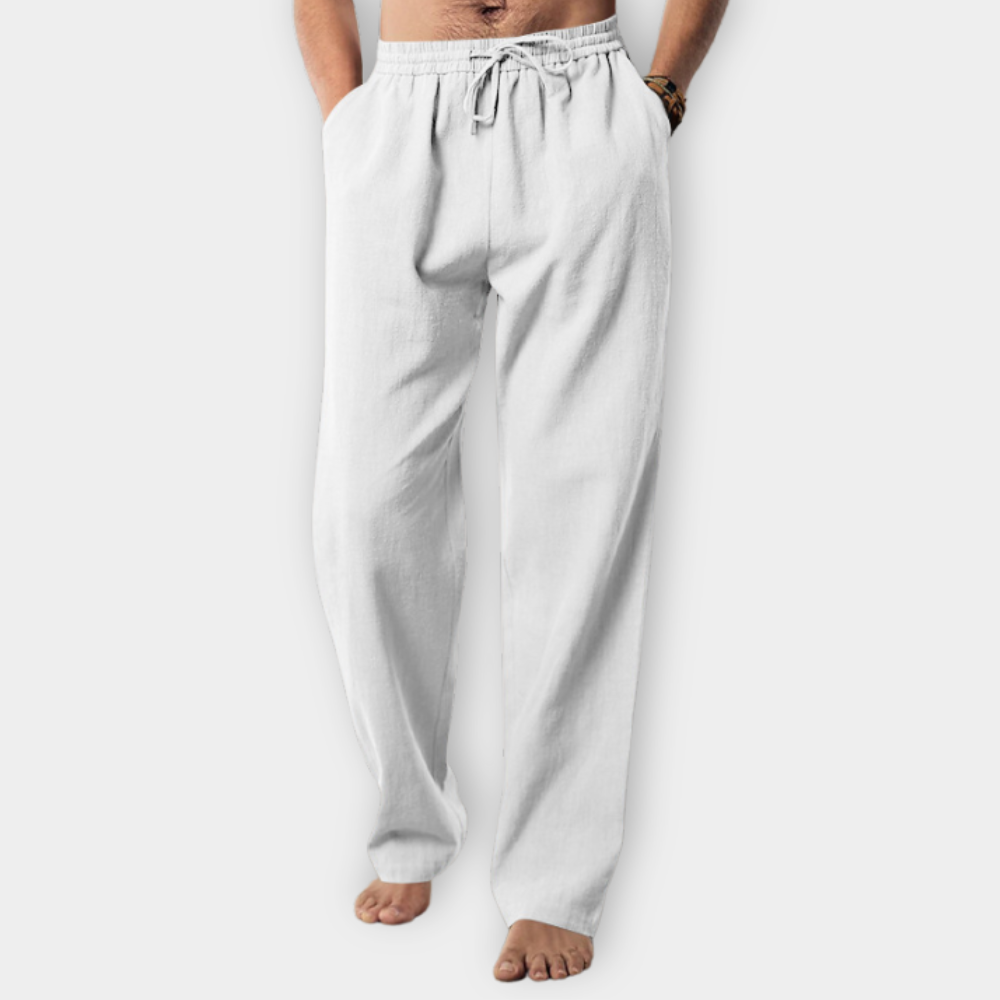 JoelEase™ – Airy linen summer trousers