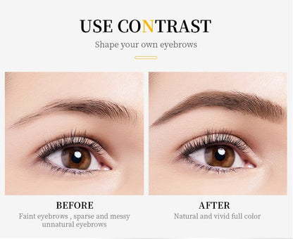 BrowFork™ – 3D Waterproof Eyebrow Pencil with 4-Prong Tip