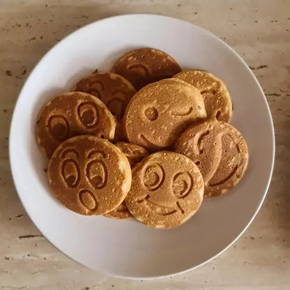 Antihaft Bratpfanne mit Smiley-Gesicht für Eier und Pfannkuchen