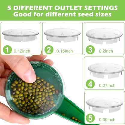SeedAlign™ – Präzisions-Pflanzstöpsel für gleichmäßiges Aussäen im Garten