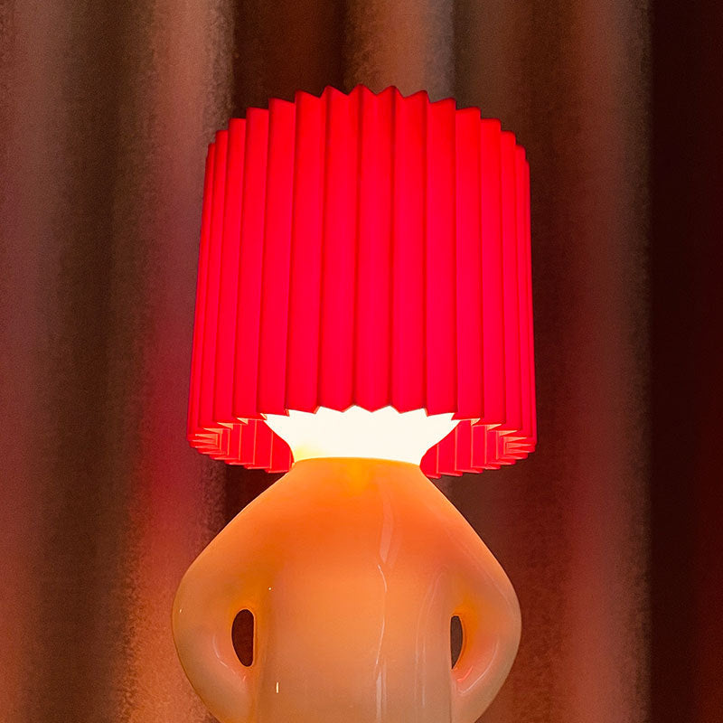 Lampet Quirky table lamp with folded lampshade
