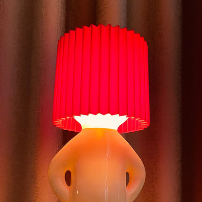 Lampet Quirky table lamp with folded lampshade