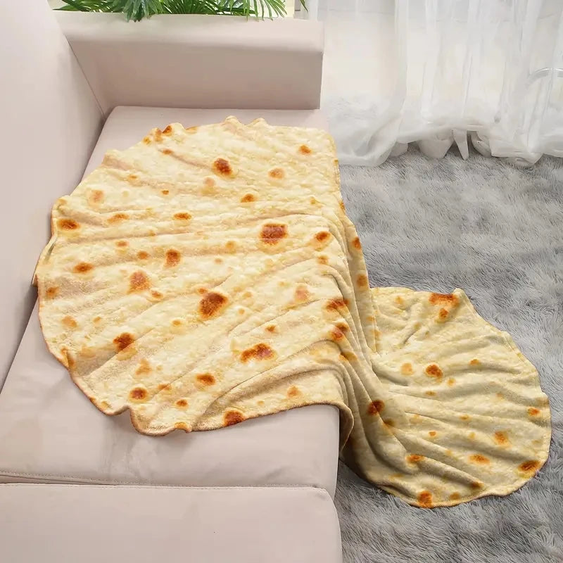Weiche warme Flanell-Tortilla-Decke für gemütliches Zuhause und Reisen