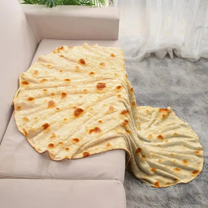 Weiche warme Flanell-Tortilla-Decke für gemütliches Zuhause und Reisen