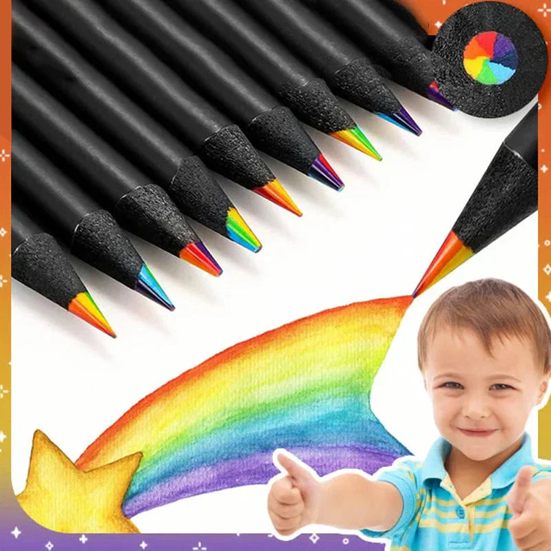 ColorWhirl™ – Rainbow colored pencil with 7 colors