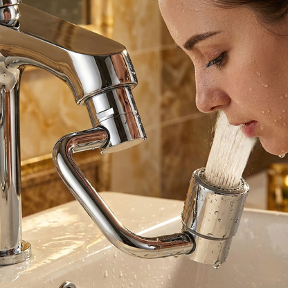 FlowMaster - Steuern Sie Ihr Spülwasser mit spritzfreiem 1080° Rotationskontrolle
