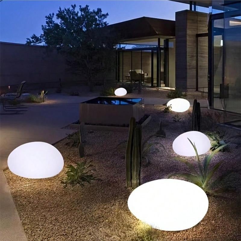 LumaGlow™ - Solarstein-Gartenleuchte