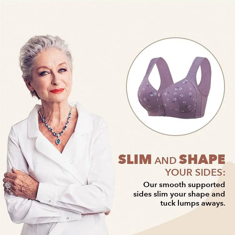 Comfort Bra™ | Stylish button-front bra