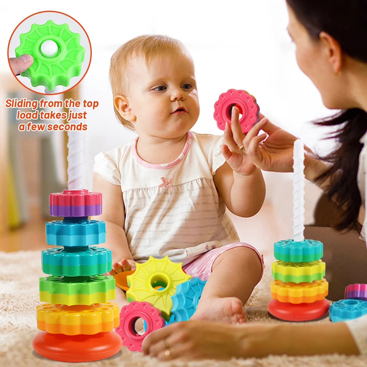 Spiralo™ | Spiral Stacking Toy