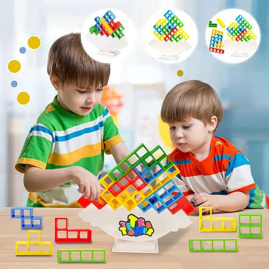 PlayNest™ - Schaukel Stapel Balancier Turm Spielzeug