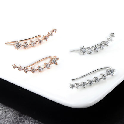 Holly™ - Diamond earrings with seven stars