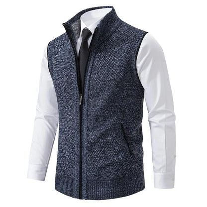 Fleecora™ – Knitted sleeveless fleece vest