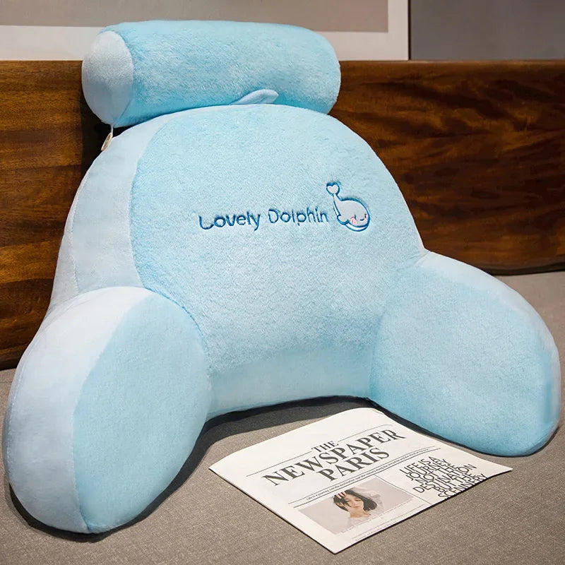 SupportHugger™ - Geformtes Lendenkissen für Komfort auf Sofa und Bett