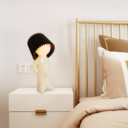 Lampet Quirky table lamp with folded lampshade