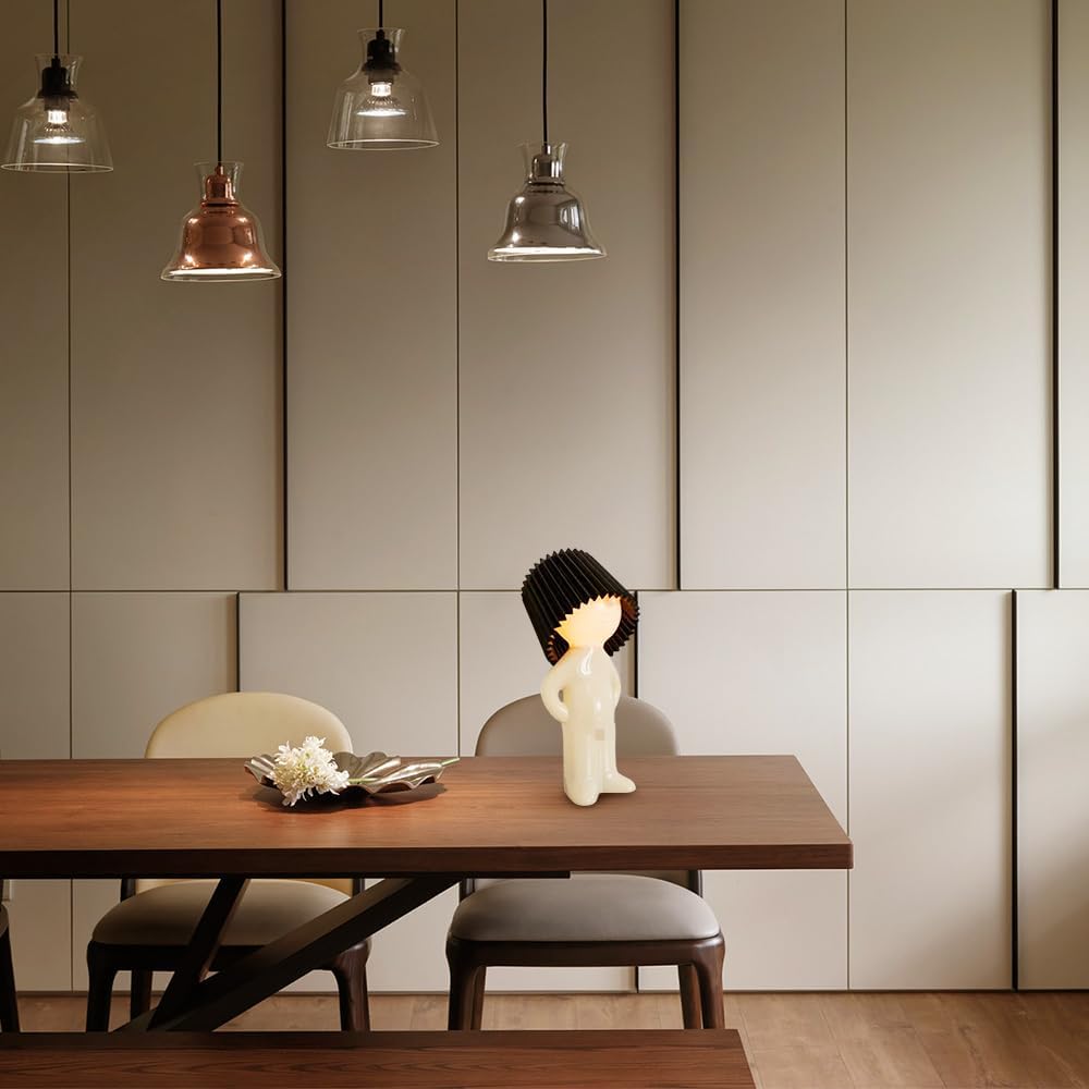 Lampet Quirky table lamp with folded lampshade