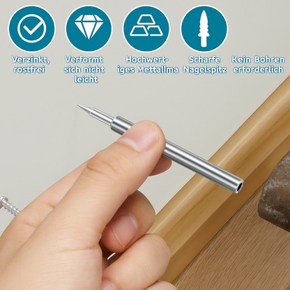 Doppelkopf-Basisstift™ – Einfache Drahtbefestigung für schnelle Montage