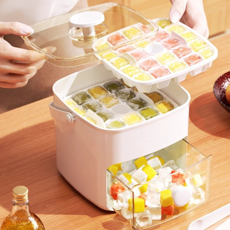 Eiswürfelform Silikon Auslaufsicher Flexibles Modell