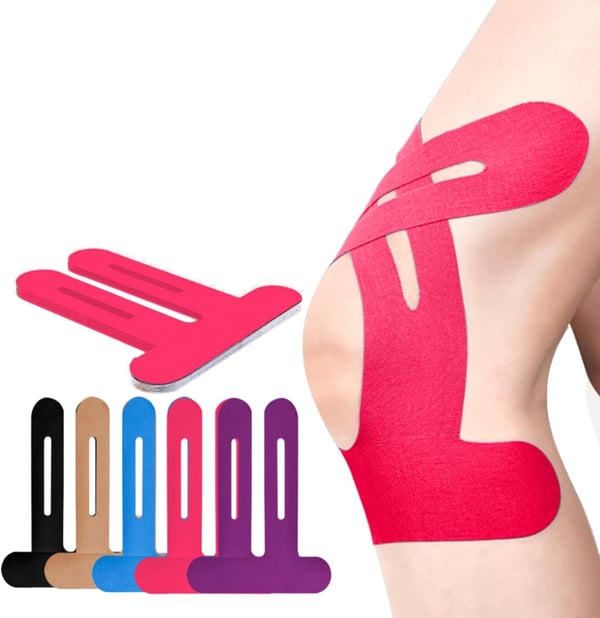 FlexiKnee™ - Vorgefertigte Kinesiologie-Streifen zur Schmerzlinderung und Bewegungsförderung