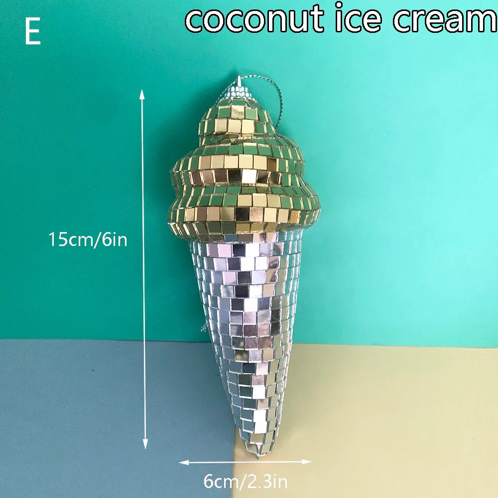 Retro Disco Eiscreme Wandkunst Dekor