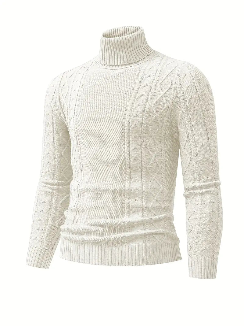 ClassicTurtl™ | Men's solid-colored turtleneck sweater