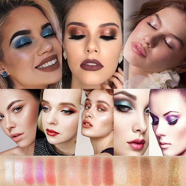 ShimmerGlam™ | 10 Colors Sparkle Shimmer Eyeshadow Palette