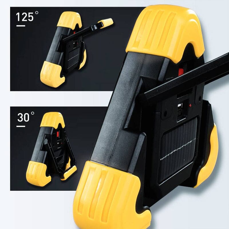 SolarAlert™ | 2-in-1 solar-powered triangular roadside warning light