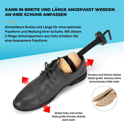 TimberStride™ | Wooden tools for wide shoes 