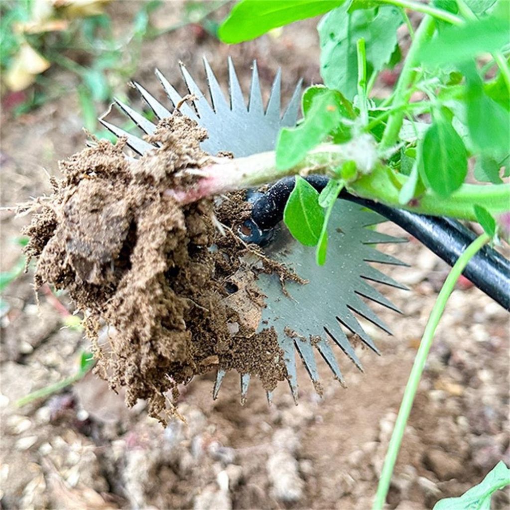 Weedra™ | Sustainable Sunflower Shovel with Wooden Handle – Easy Weeding 
