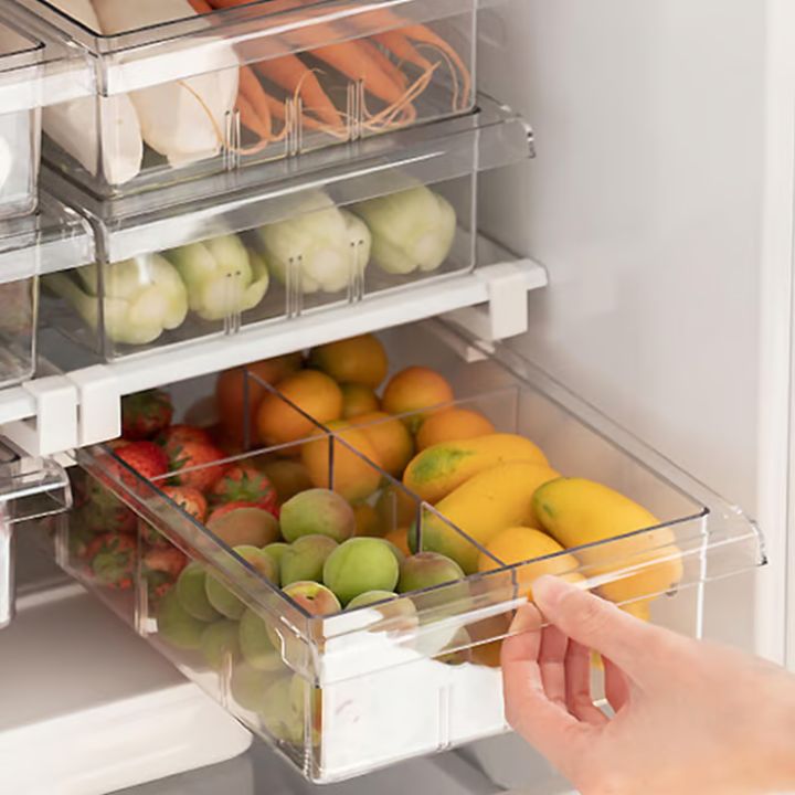 CoolSpace™ | Space-saving arrangement of the refrigerator drawers