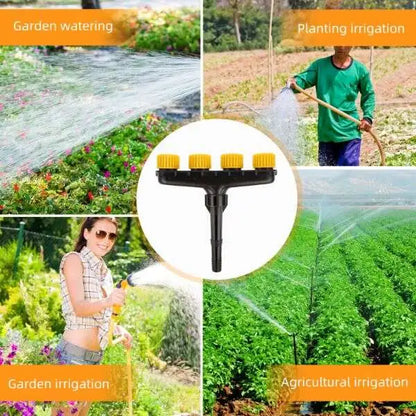 AquaQuad™ | Premium 4-Head Garden Sprinkler