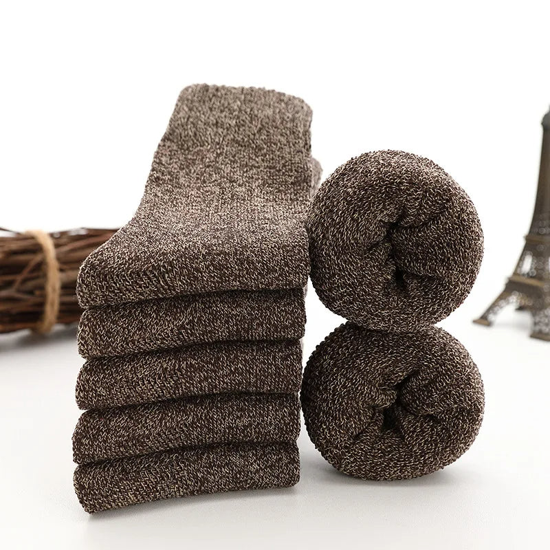 50% off | ThermoSocks™ – 5 pairs of thick wool thermal socks