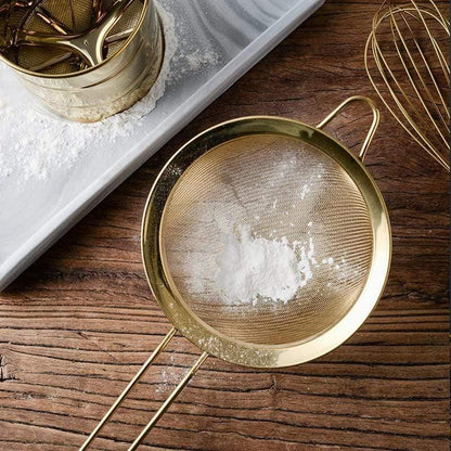 Edelstahl-Feinmaschiges Küchensieb zum Kochen und Backen