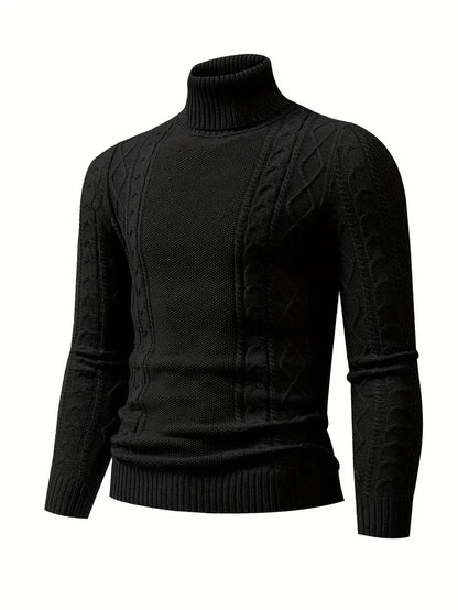 ClassicTurtl™ | Men's solid-colored turtleneck sweater