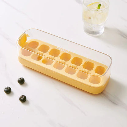 Flexible Silikon-Eiswürfelschalen für einfaches Eiswürfeln zu Hause