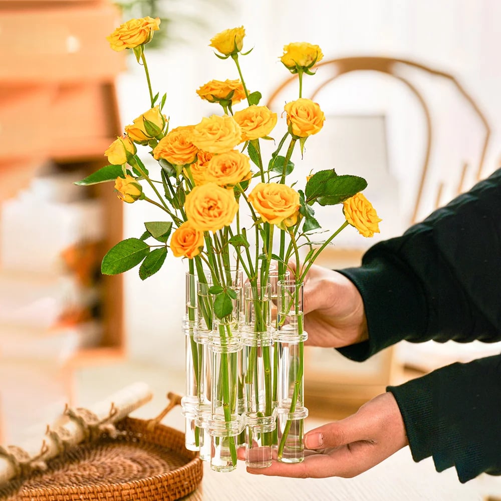 Klappbare Blumenvase Dekoration