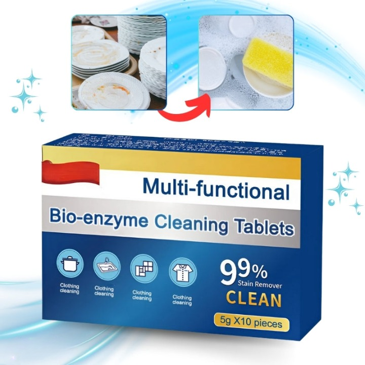 EcoCleanse™ - Organische Enzym-Reinigungstabletten für umweltfreundliche Reinigung