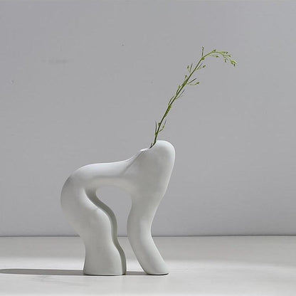 Modernes minimalistisches Keramikvase-Set für Wohnkultur