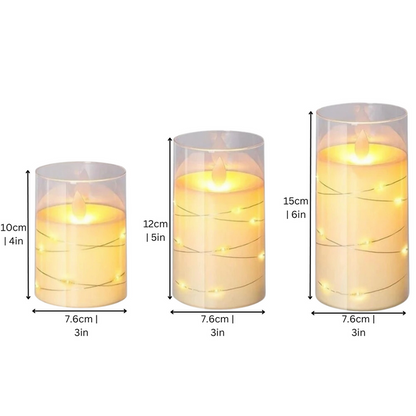 LumiCandle™ - Fernbedienbare LED-Flammenlose Kerzen