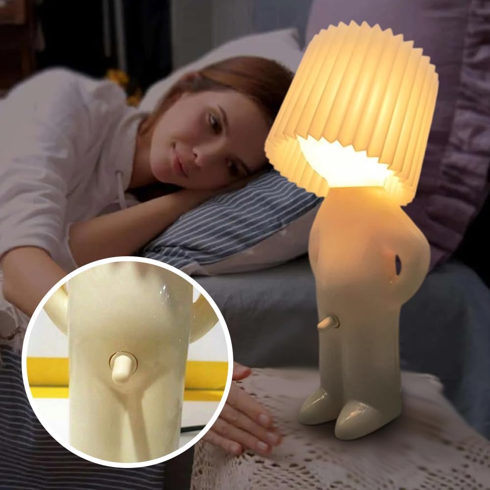 Lampet Quirky table lamp with folded lampshade
