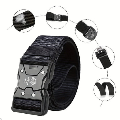 Robuster Unisex-Taktik-Nylon-Gürtel für Outdoor und den täglichen Gebrauch