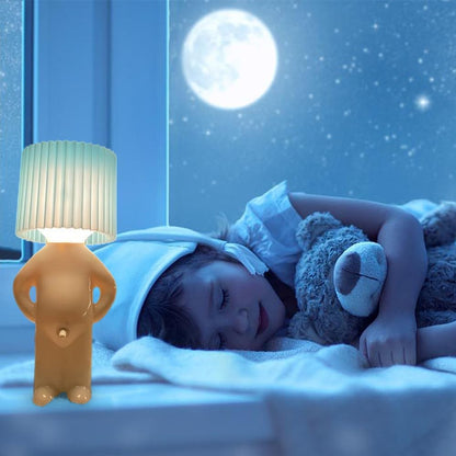 Lampet Quirky table lamp with folded lampshade