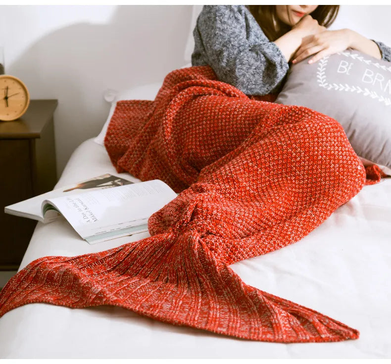 Kuscheldecke für Kinder im Meerjungfrauen-Design