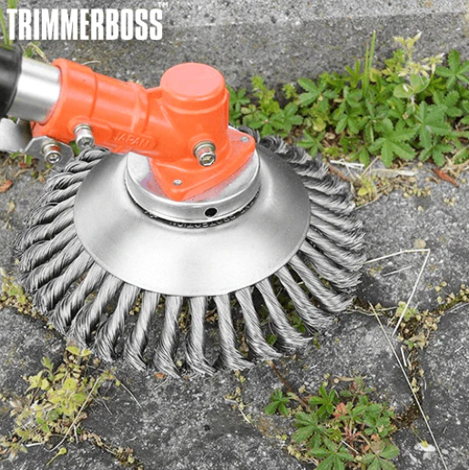 TrimmerBoss™ | Robust metal cutting head for grass trimmers