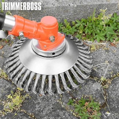 TrimmerBoss™ | Robust metal cutting head for grass trimmers