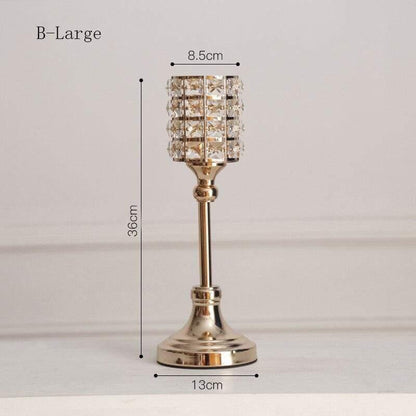 Vintage Metallkerzenhalter Mittelstück für elegante Dekoration