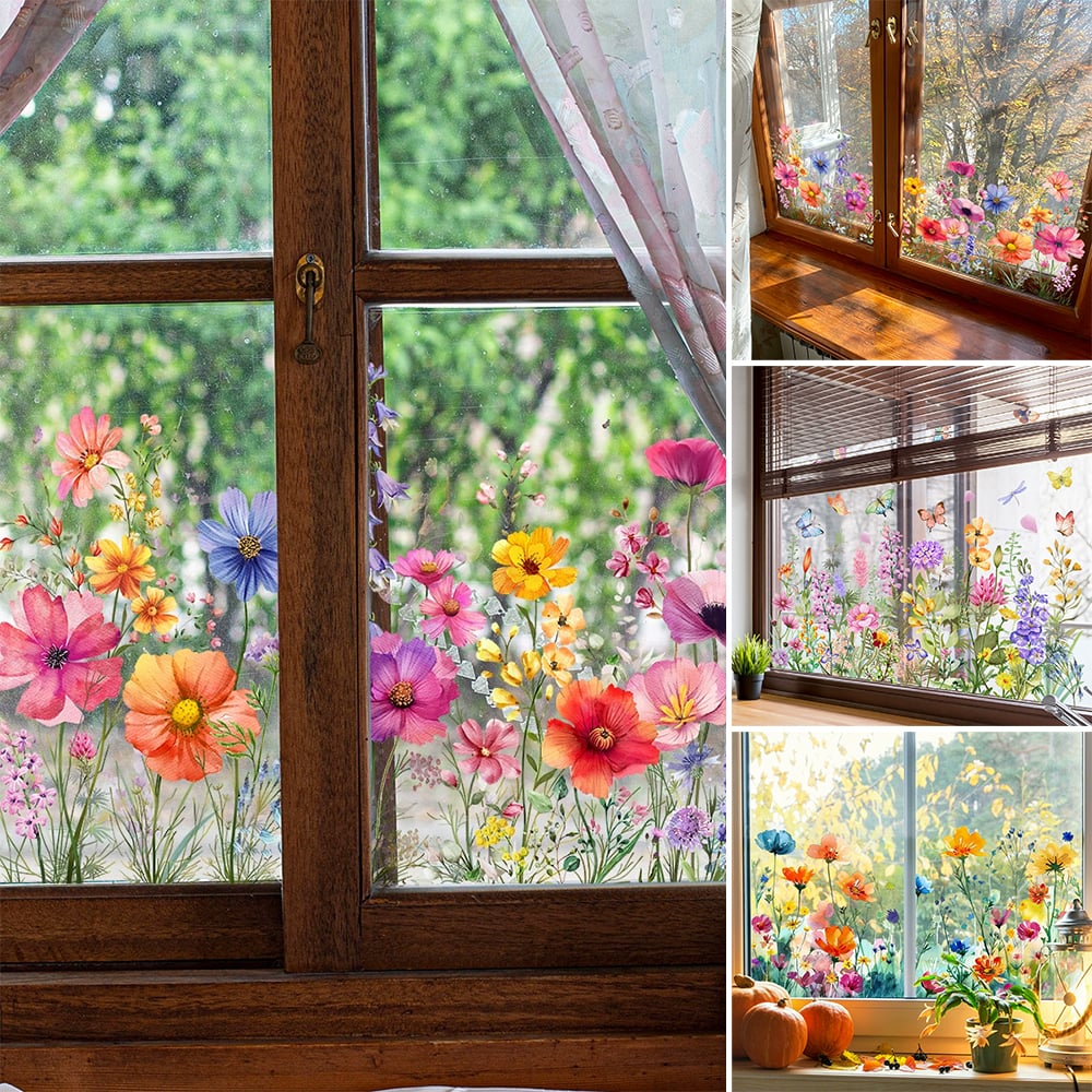 Petaluxe™ | Colorful flower stickers for your window!