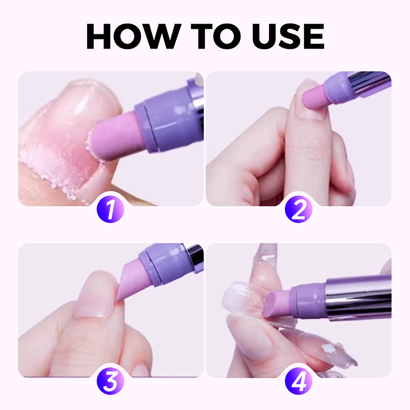 3-in-1 Nagelpflege-Stift für glatte und glänzende Nägel