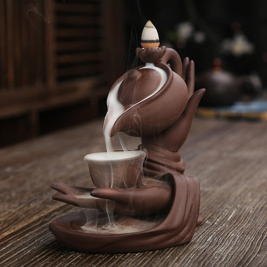 Zen-inspirierte keramische Teekanne für Entspannung und Aromatherapie
